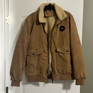 Corduroy jacket for young man.  Medium.  100% Polyester.